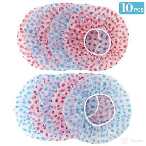 img 3 attached to 🛁 Ultimate Comfort and Style: Waterproof Reusable Elastic Bathing Printed