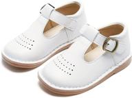 👧 thee bron toddler t strap girls' shoes for uniforms at flats логотип