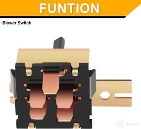 img 3 attached to 🔧 Blower Motor Switch Replacement Parts suitable for Chevrolet, Dodge, GMC, Isuzu, Jeep, Oldsmobile Pickup Trucks - Part Number 16230771