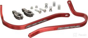 img 1 attached to 🚲 Enhance Your Bike's Style and Safety with Zeta Drop Down Bend Aluminum Handguards (Red) - Perfect Fit for 7/8" Handlebars (Pair)