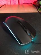 img 1 attached to HyperX Pulsefire Surge - RGB Wired Gaming Mouse with Pixart 3389 Sensor 🖱️ up to 16000 DPI, 6 Programmable Buttons, Ergonomic Design, Compatible with Windows 10/8.1/8/7 - Black review by Abhi Abhilasha ᠌