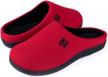 comfortable and stylish: rockdove women's two-tone memory foam slippers 1 logo