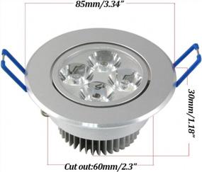 img 3 attached to Pocketman 10-Pack LED Ceiling Downlights - Energy Efficient Warm White Recessed Lighting Fixtures With LED Driver Included