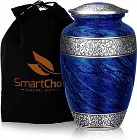 img 4 attached to Large Adult Cremation Urn - SmartChoice Memorial Urn For Human Ashes, Ideal Funeral Burial Urn For Ashes
