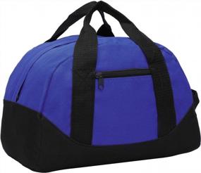 img 4 attached to BuyAgain 12" Small Mini Duffle Bag - Perfect For Travel, Gym & More!