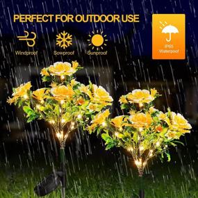 img 1 attached to Decorate Your Garden With Neporal Solar Carnation Flower Lights - Perfect For Outdoor Garden Decorations, Waterproof IP65, Ideal For Yard And Patio - Best Solar Lights For Garden Decor