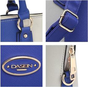 img 2 attached to 👜 Dasein Leather Handbags: Elegant Shoulder Satchel Women's Handbags, Wallets, and Satchels