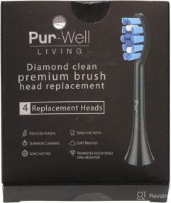 img 4 attached to Replacement Bristles Electric Toothbrush Diamond