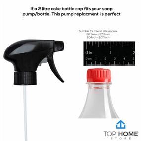 img 3 attached to 6 Pack Of Heavy Duty Spray Nozzle And Mist Sprayer Replacement Parts For Home Use - Fits Standard 8Oz/16Oz Boston Round Bottles With 28/400 Neck - Ideal For Optimal Watering And Cleaning