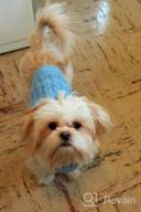 img 1 attached to Tangpan Turtleneck Classic Straw-Rope Pet Dog Sweater Apparel (Pink,S) review by Jason Rodman