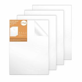 img 4 attached to Clear And Protective Acrylic Sheets For DIY And Display Projects - 5"X7", 0.118"/3Mm Thick - Pack Of 4