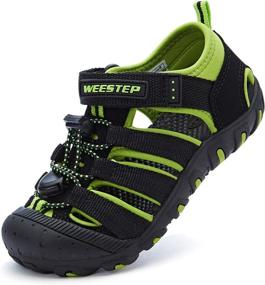 img 4 attached to 🥾 Weestep Closed Hiking Sandal Little Boys' Shoes: Sturdy and Stylish Option for Active Kids