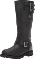 👢 harley-davidson women's bremerton 14" w/bkl motorcycle boot: stylish and durable footwear logo