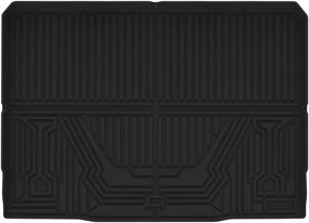 img 4 attached to 🚗 Mixsuper Custom Fit Cargo Liner | 2021 2022 Ford Bronco 4-Door Models | All-Weather Trunk Mat | Bronco Accessories | Rear Cargo Trunk Floor Protector (Not Fit Ford Bronco Sport)