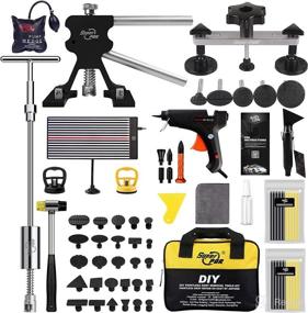 img 4 attached to Fly5D Complete PDR Tools: Professional Paintless Dent Removal Kit with 37pcs Pull Tabs - Auto Dent Repair for Metal Surfaces