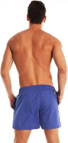 img 1 attached to Stay Cool And Stylish At The Beach With YnimioAOX Men'S Quick Dry Swim Trunks With Mesh Lining