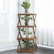 sunnyglade 4-tier foldable flower rack: a versatile plant stand for your garden, patio, or bedroom logo