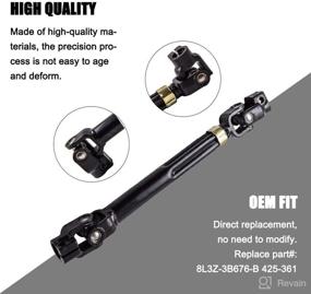 img 1 attached to 🔧 ABIGAIL Lower Intermediate Steering Column Steering Shaft for Ford F-150 & Lincoln Mark LT (2004-2008) - High-Quality Replacement (8L3Z-3B676-B)