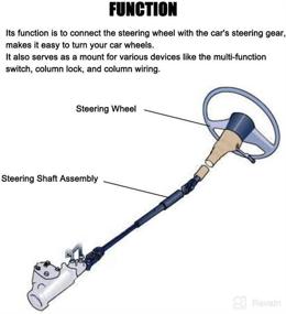 img 2 attached to 🔧 ABIGAIL Lower Intermediate Steering Column Steering Shaft for Ford F-150 & Lincoln Mark LT (2004-2008) - High-Quality Replacement (8L3Z-3B676-B)