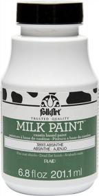 img 2 attached to Enhance Your DIY Project With FolkArt Milk Paint In Gorgeous Absinthe Green – 6.8 Oz (38913)