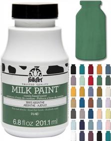 img 1 attached to Enhance Your DIY Project With FolkArt Milk Paint In Gorgeous Absinthe Green – 6.8 Oz (38913)