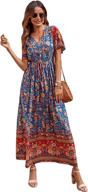 🌸 stunning multicolored bohemian floral dresses for women at romwe логотип