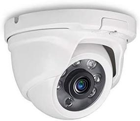 img 1 attached to Full HD 1080P 2.0MP Outdoor/Indoor Dome Camera With Night Vision Up To 60Ft, 6 Infrared LEDs And IR Cut Filter. Metal Housing. Ideal For TVI And Hybrid Security Camera Systems And DVRs. (White)