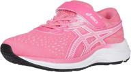 👟 asics excite graphite girls' toddler athletic shoes logo