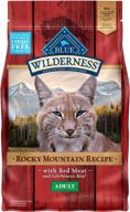 🐱 blue buffalo wilderness rocky mountain recipe: high protein grain free cat food for natural adult cats логотип