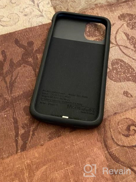 img 1 attached to OMEETIE 5000MAh Battery Case For IPhone 11 (6.1 Inch/Black) - Rechargeable Charger Protective Portable Slim Cover Compatible With Earphones review by Melonie