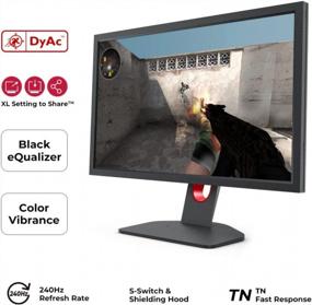 img 3 attached to BenQ XL2546K - Adjustable Height, Tilt, Pivot; Flicker-Free Gaming Monitor