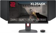 benq xl2546k - adjustable height, tilt, pivot; flicker-free gaming monitor logo