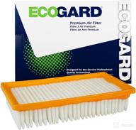 🚘 ecogard xa11571 premium engine air filter: perfect fit for hyundai accent 1.6l 2018-2019 & kia rio 1.6l 2018 логотип