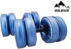 img 1 attached to Oileus Water Filled Travel Dumbbells - Portable And Adjustible Workout Equipment For Strength Training - Get A Full Body Workout Anywhere!