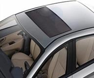 autorocking magnetic car sun shade net for moonroof - keeps vehicle cool, easy install, 37.4 x 21.6in mesh logo