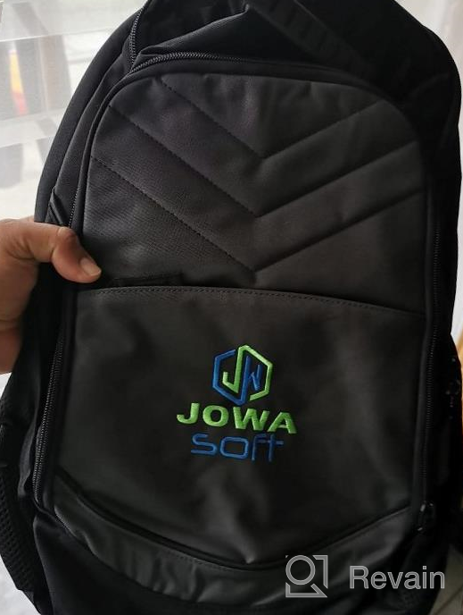 img 1 attached to Get Customized Business Backpacks For Your Team - Add Your Logo | Pack Of 5 Or 10 (Suitable For 17" Laptops) review by Kevin Overturf