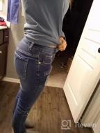 img 1 attached to Cresay Women Denim Stretch Jeans Destroy Skinny Ripped Moto Pants review by Jason Ampongan
