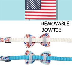 img 1 attached to Casidoxi Breakaway Patriotic Collars American Cats
