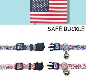 img 2 attached to Casidoxi Breakaway Patriotic Collars American Cats
