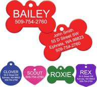 🏷️ personalized pet id tags for dogs and cats | engraved on front & back | anodized aluminum, bone shape | small sizes | gotags logo