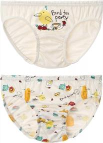 img 4 attached to Organic Cotton Briefs Set For Boys And Girls - 2-Pack, Certified 100% Organic