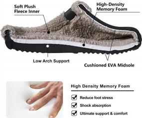 img 1 attached to SheValues Women'S And Men'S Winter Fur-Lined Clogs - Waterproof Outdoor Slippers And Garden Shoes With Superior Traction