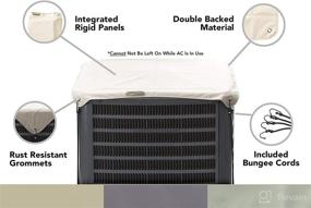 img 3 attached to 🌬️ Covermates Armor Top Air Conditioner Cover: Lightweight & Weather Resistant AC Protection with Armor Plates - Khaki