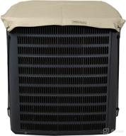 🌬️ covermates armor top air conditioner cover: lightweight & weather resistant ac protection with armor plates - khaki logo