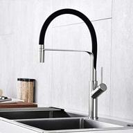 owofan high arc single handle kitchen faucet - hot and cold water, perfect for your kitchen bar sink logo
