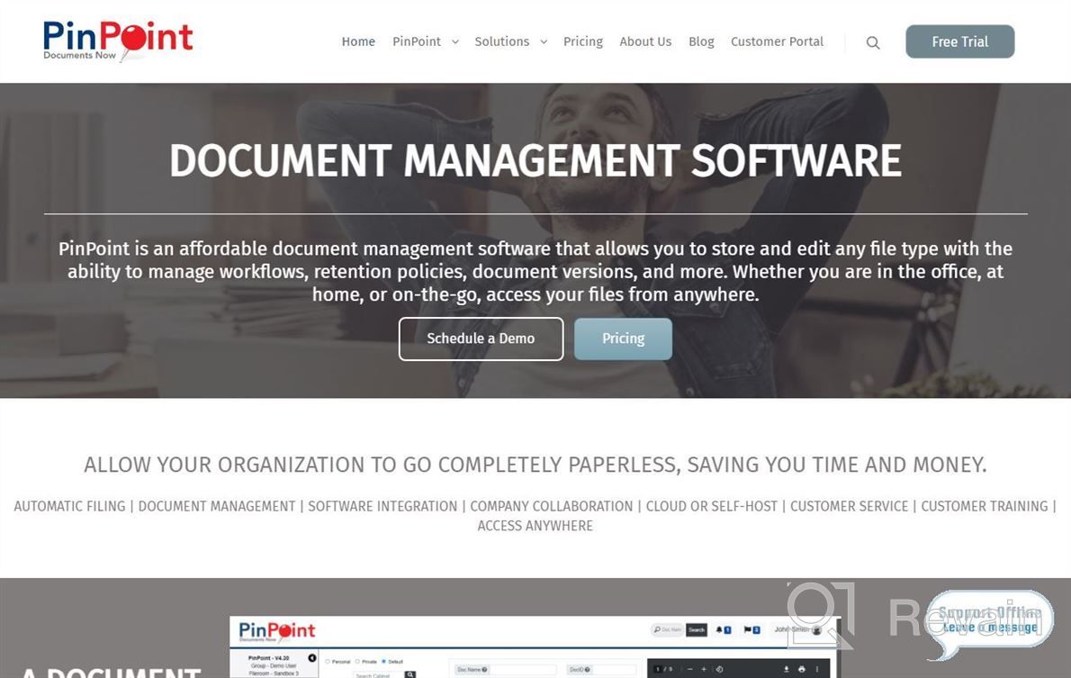 img 1 attached to PinPoint Document Management review by Rusty Heredia