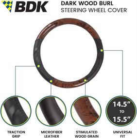 img 3 attached to Совместимая с BDK сменная рулевая колонка Burlwood