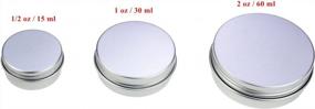 img 3 attached to 48-Piece Mixed Sizes Round Aluminum Screw Lid Tins Metal Jars For Storage And Organization