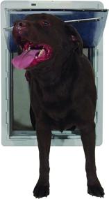 img 2 attached to Ideal Pet Products Designer Ruff Weather Alarm Alert Pet Door: The Ultimate Door for Your Pet's Safety