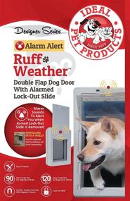 img 1 attached to Ideal Pet Products Designer Ruff Weather Alarm Alert Pet Door: The Ultimate Door for Your Pet's Safety